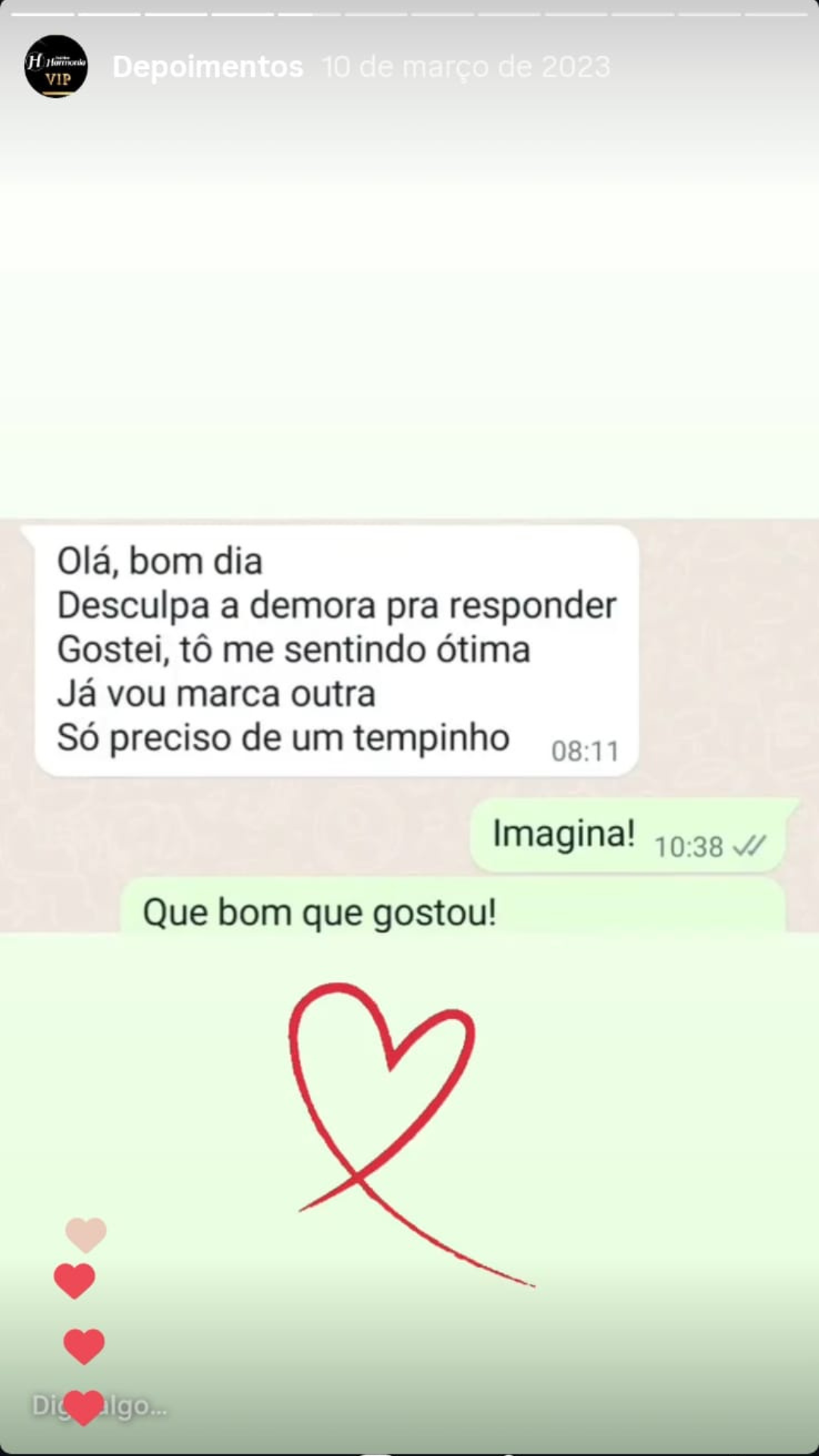 Comentário de cliente 2