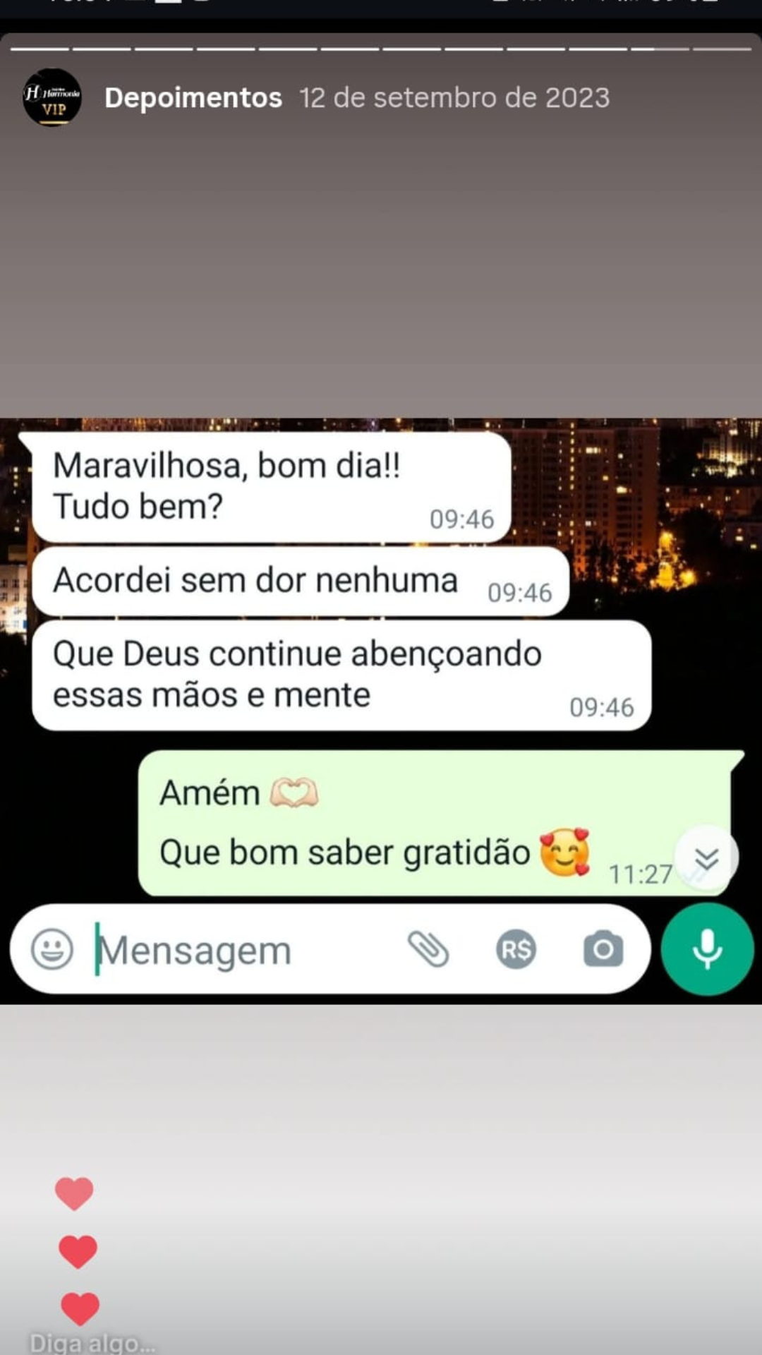 Comentário de cliente 5